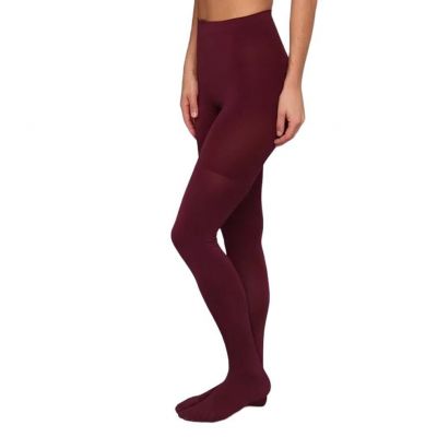 Spanx Tight End Tights Original Body Shaping Tights Size A Currant Burgundy NEW